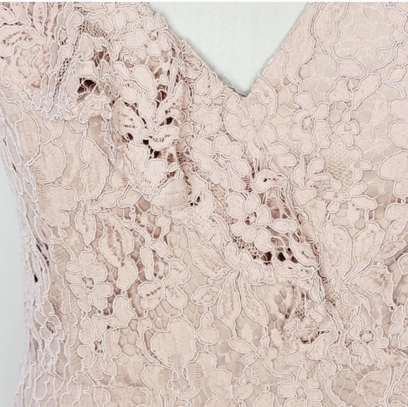 Hayley Paige Occasions Style 52200 Bridesmaids Dress Dusty Rose A-Line Size 14 - Picture 4 of 11